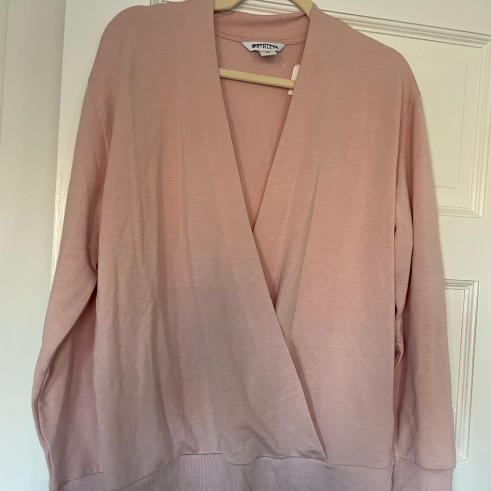 Athleta cross wrap Sweater/sweatshirt NWT